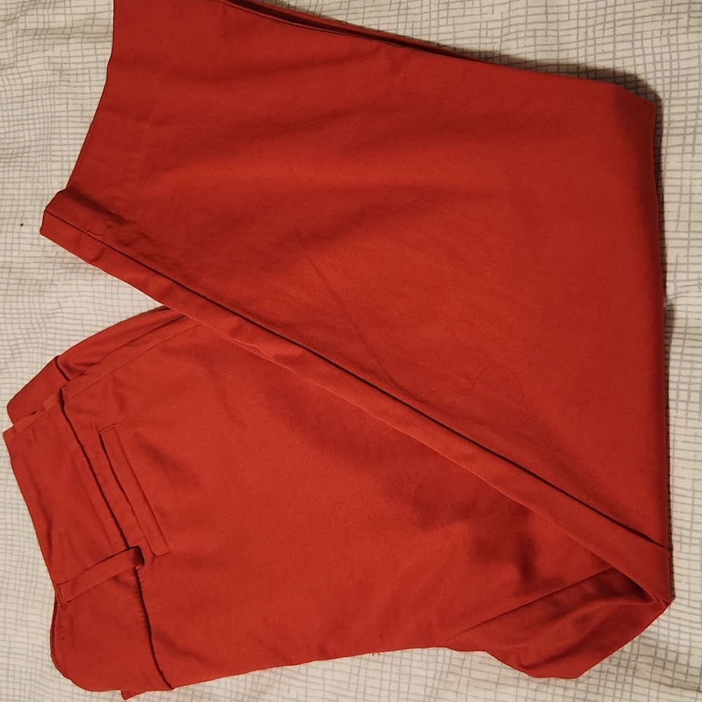 LOFT Vibrant Red Capris
